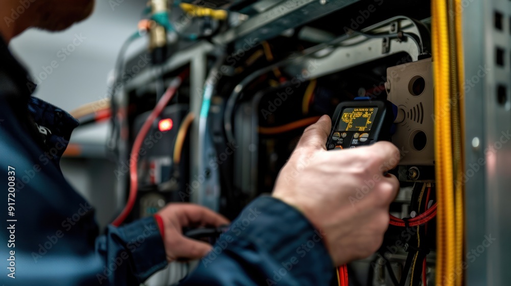 HVAC tech troubleshooting system with diagnostic tools HVAC tech troubleshooting system with diagnostic tools