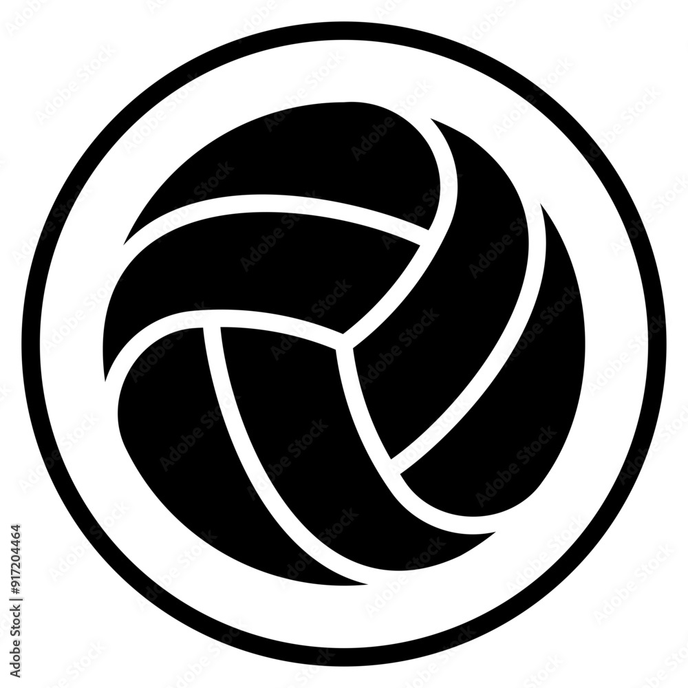 volleyball glyph icon volleyball glyph icon