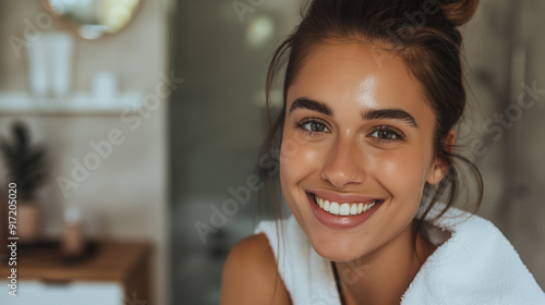 Free Download portrait of a smiling businesswoman - GFXLoad
