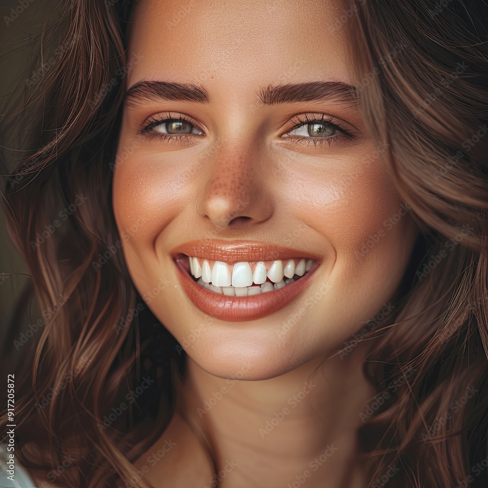 A portrait of a cheerful young woman with dimples and a bright smile. She has light brown hair and eyes, wearing a black tank top, against a dark background, looking confidently at the camera. A portrait of a cheerful young woman with dimples and a bright smile. She has light brown hair and eyes, wearing a black tank top, against a dark background, looking confidently at the camera.