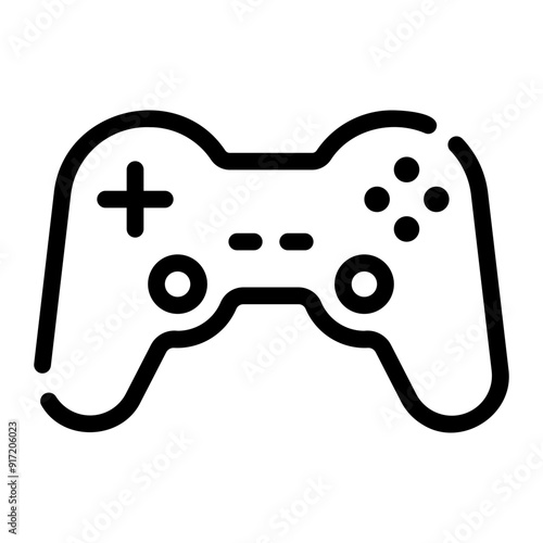 joystick line icon