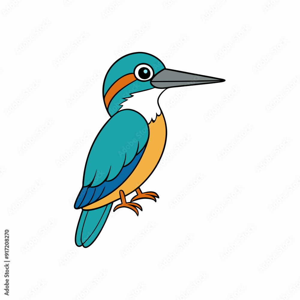 Kingfisher isolated on white background, Kingfisher vector illustration, bird on a branch vector art, Kingfisher silhouette, bird vector icon, Kingfisher on a branch line art, eps Kingfisher isolated on white background, Kingfisher vector illustration, bird on a branch vector art, Kingfisher silhouette, bird vector icon, Kingfisher on a branch line art, eps
