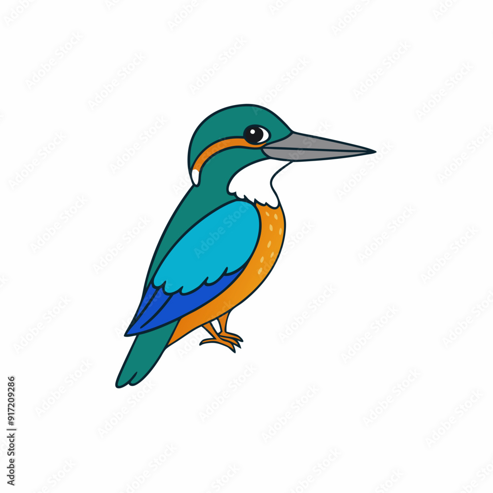 Kingfisher isolated on white background, Kingfisher vector illustration, bird on a branch vector art, Kingfisher silhouette, bird vector icon, Kingfisher on a branch line art, eps Kingfisher isolated on white background, Kingfisher vector illustration, bird on a branch vector art, Kingfisher silhouette, bird vector icon, Kingfisher on a branch line art, eps
