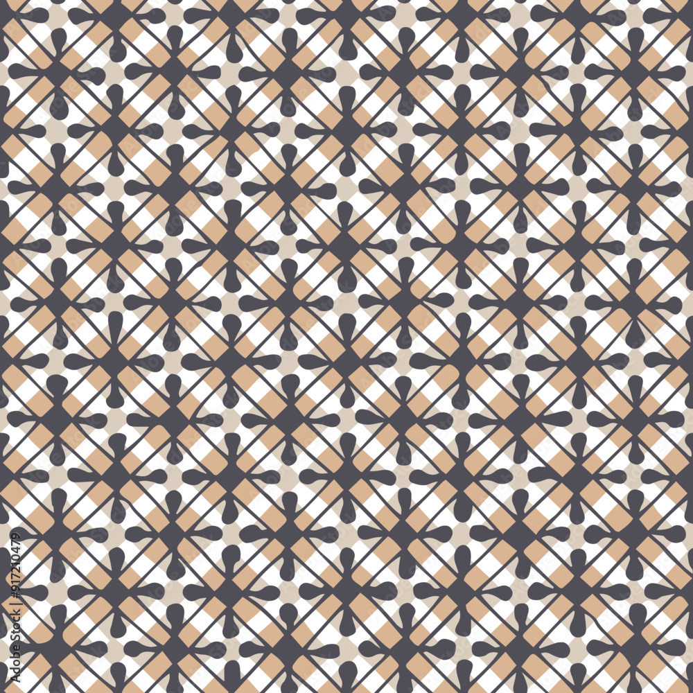 Seamless pattern with mehndi style decor. Background made in fashionable colors. Seamless pattern with mehndi style decor. Background made in fashionable colors.