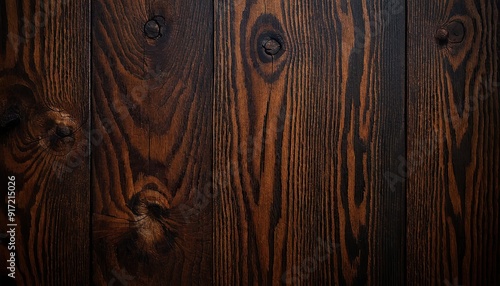 Dark Brown And Crimson Wood Surface Stock Photo With Hyperrealistic Details 110