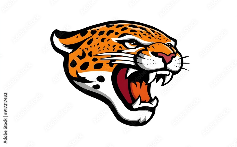 fierce mascot with a jaguar head fierce mascot with a jaguar head