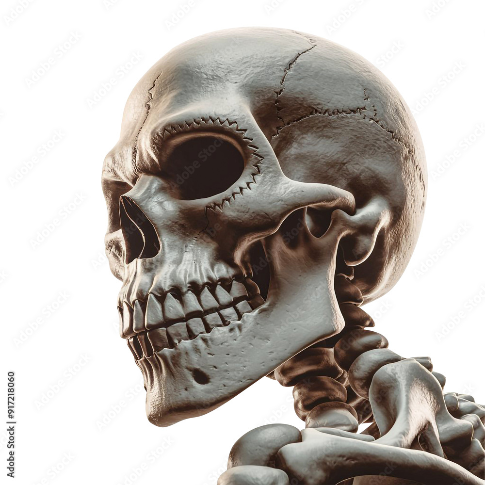 Naklejka premium day of the dead skull isolated on a transparent background