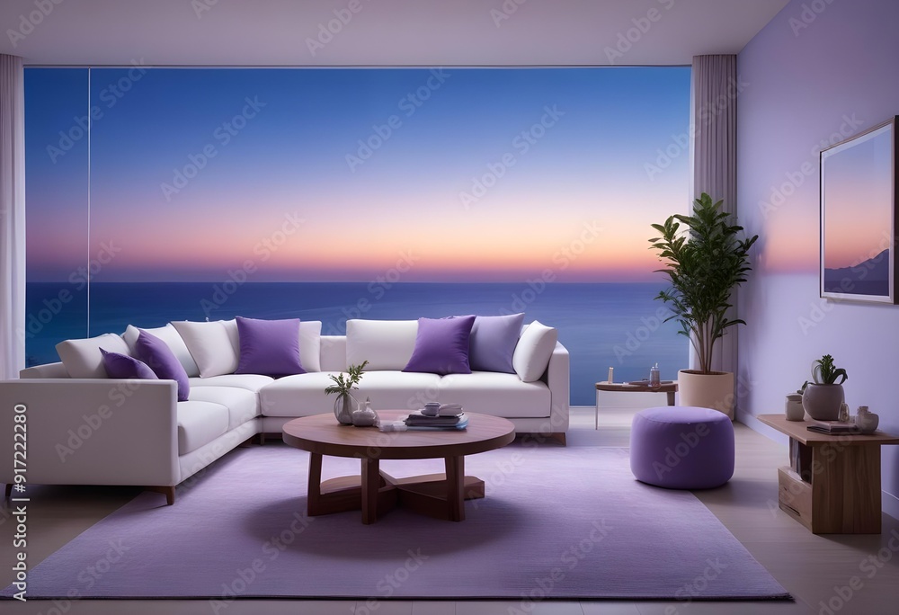 Modern living room interior design