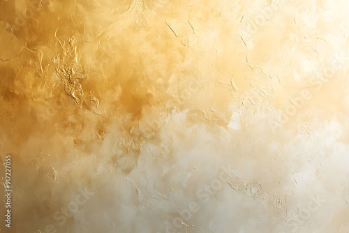 A soft gradient background in pale gold and ivory evokes calmness and serenity