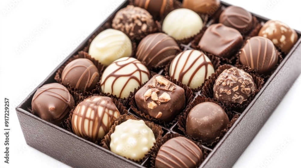 Assortment of Delicious Chocolate Truffles Assortment of Delicious Chocolate Truffles