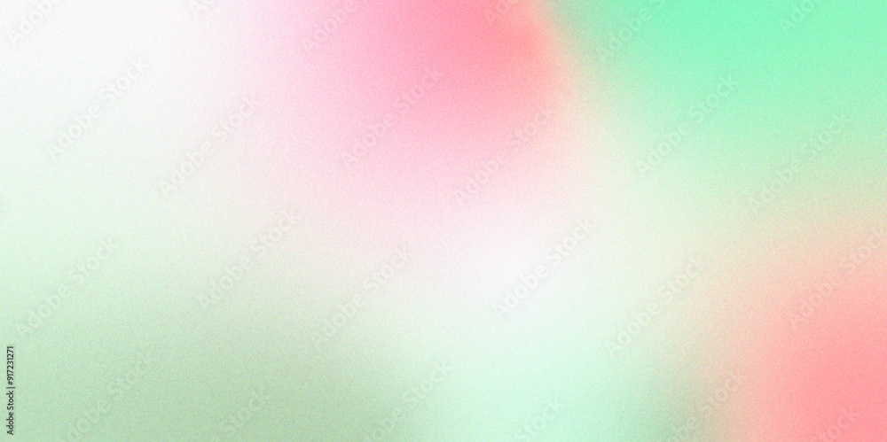 Obraz premium abstract green and pink gradient background .pastel gradient blurry background .Abstract soft blur texture gradient background wallpaper a space . Best design for your ad, poster, banner