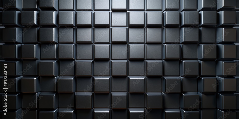 Abstract Black Cube Wall, 3D Rendering, Geometric Pattern, Minimalist Design, Black Background, Cube Wall, Abstract Pattern Abstract Black Cube Wall, 3D Rendering, Geometric Pattern, Minimalist Design, Black Background, Cube Wall, Abstract Pattern