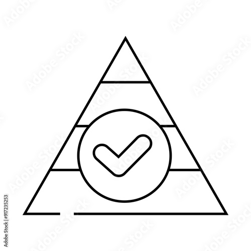 balanced diet line icon vector. balanced diet sign. isolated contour symbol black illustration