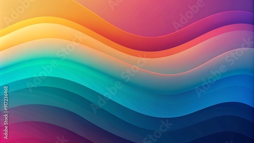 Vibrant Gradient Geometric Wave Background in 4K. best for wallpaper. high-quality background.