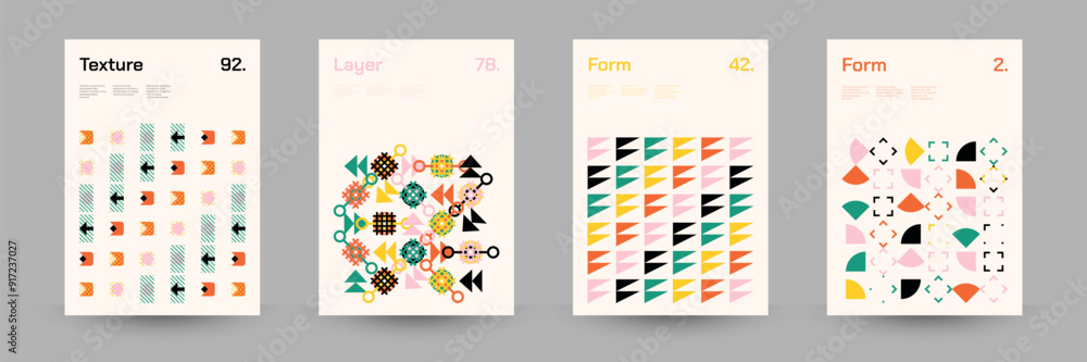 Comprehensive Set of Geometric Patterns: Ideal for Designers, Featuring ...