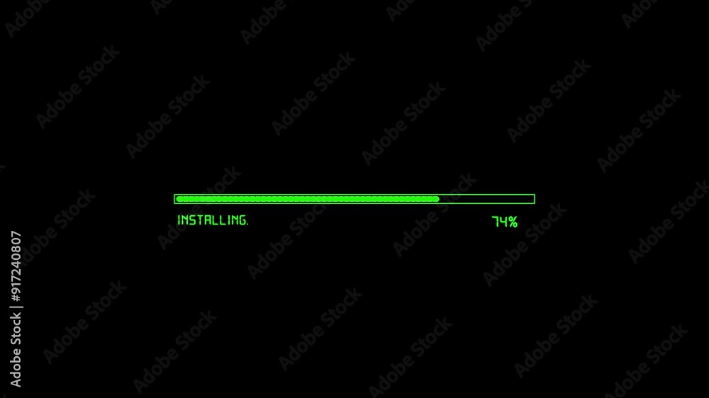 Simple loading bar icon animation. Progress Bar, installing, connecting, download progress, Upload, download and send speed indicators on background. Simple loading bar icon animation. Progress Bar, installing, connecting, download progress, Upload, download and send speed indicators on background.