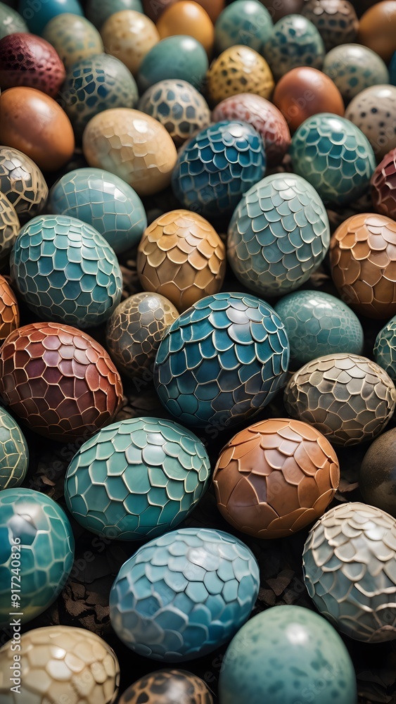 Colorful dragon eggs Colorful dragon eggs