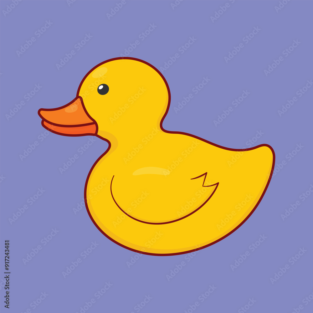 Cute Rubber Duck toy vector. Duck Toy icon illustration. plastic rubber duck toy icon Cute Rubber Duck toy vector. Duck Toy icon illustration. plastic rubber duck toy icon
