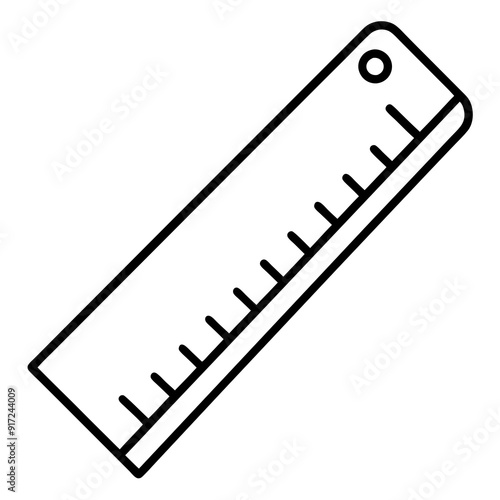 Scale Ruler art vector illustration