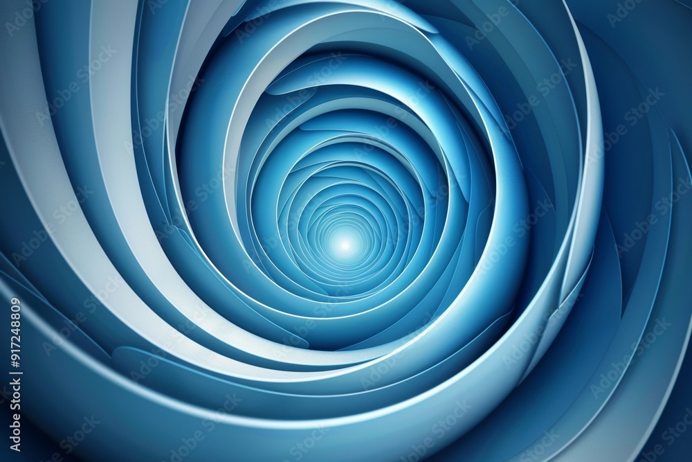 Abstract blue spiral background with light and shadow effect Abstract blue spiral background with light and shadow effect
