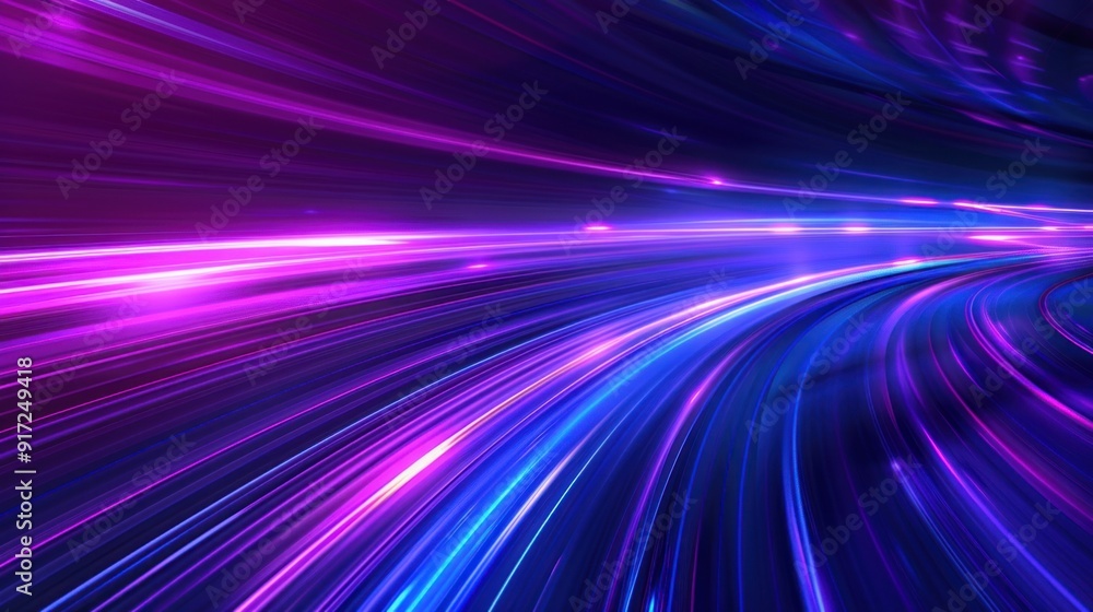 Abstract Neon Lights in Motion Abstract Neon Lights in Motion