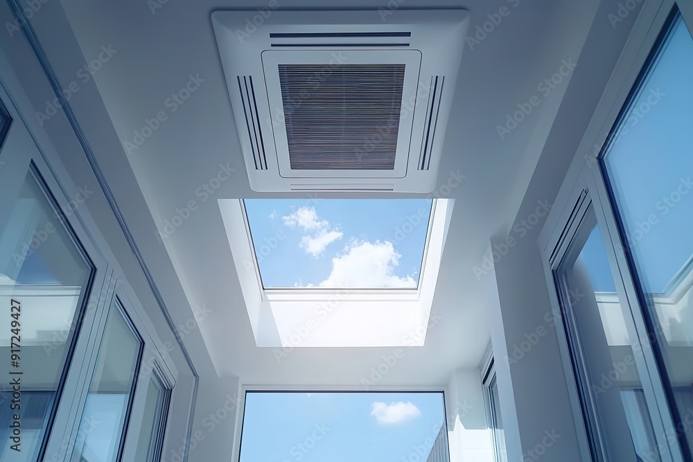 Fototapeta premium Ceiling Ventilation for Room in Home