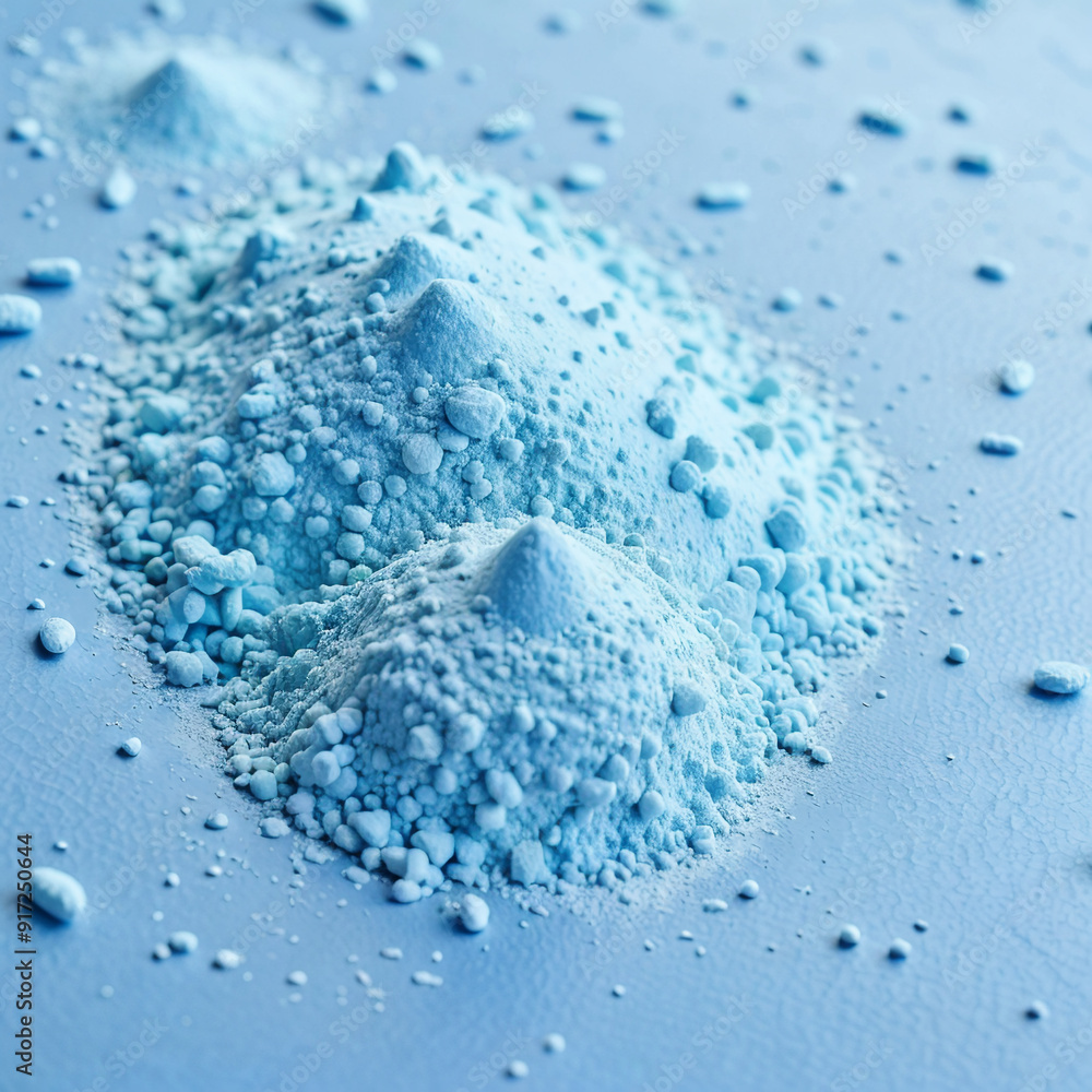 Obraz premium Celadon Powder on Textured Surface Macro
