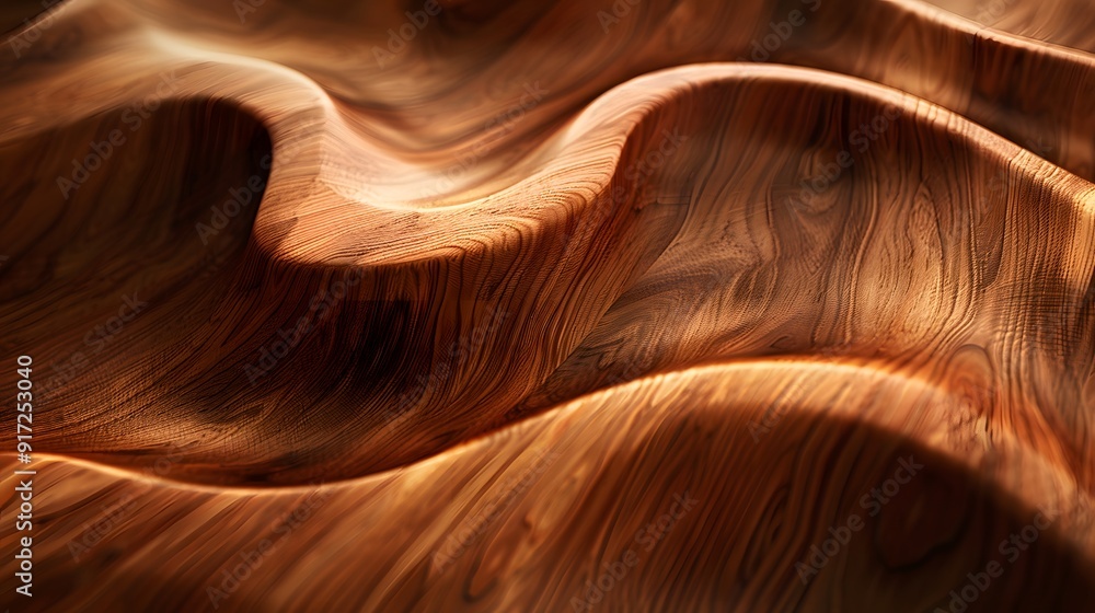 Obraz premium Close-up of an abstract wooden texture background.