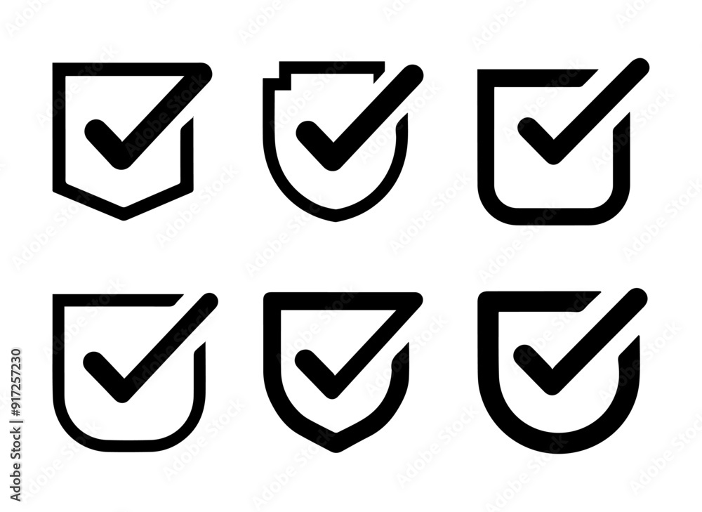 Collection of checklist with white background Collection of checklist with white background