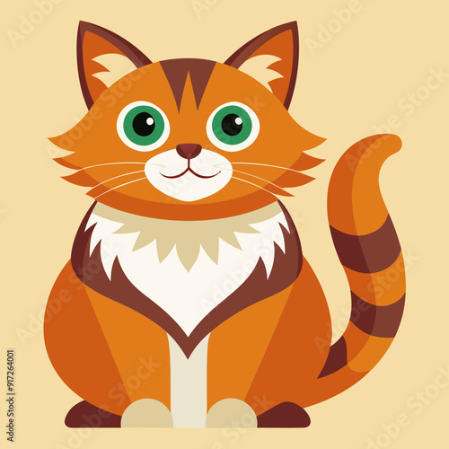 Vector cat illustration 