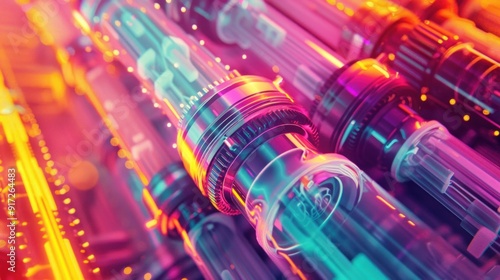 Abstract Futuristic Technology Design