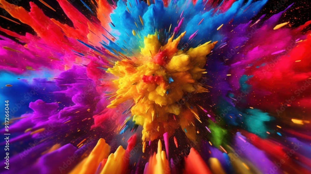 Vibrant Color Explosion Vibrant Color Explosion
