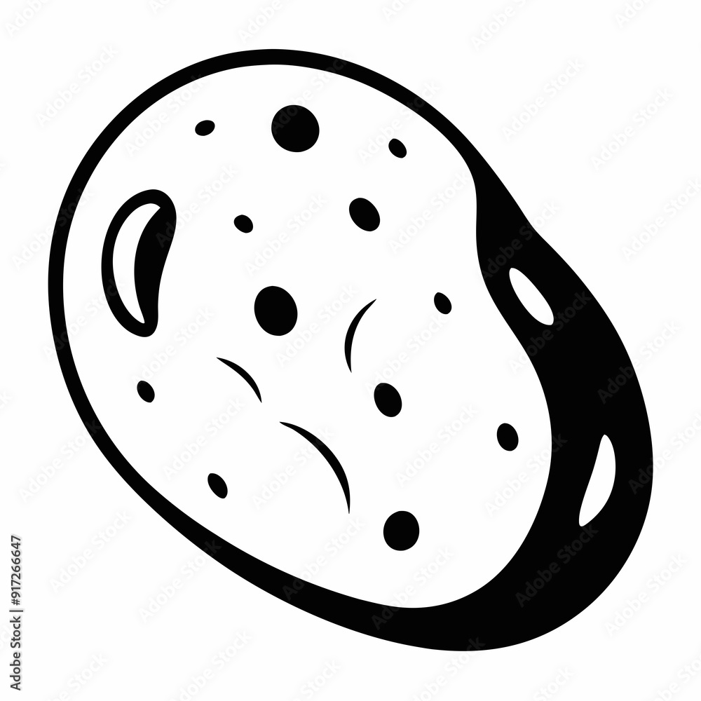 potato Silhouette Vector illustration
potato Silhouette Vector illustration