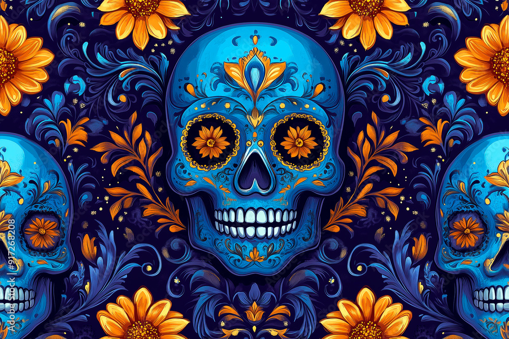 Patterns and series of the day of the dead Patterns and series of the day of the dead