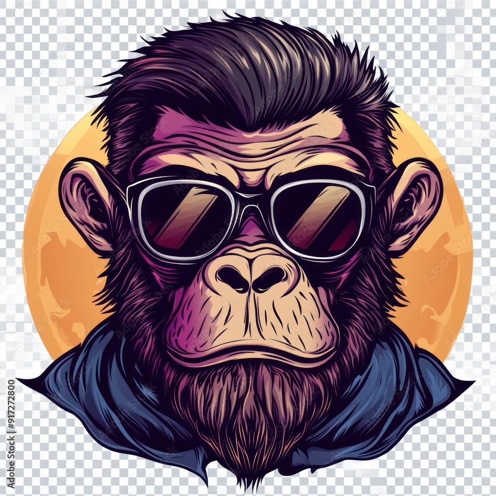 Cool Monkey with Sunglasses Cool Monkey with Sunglasses
