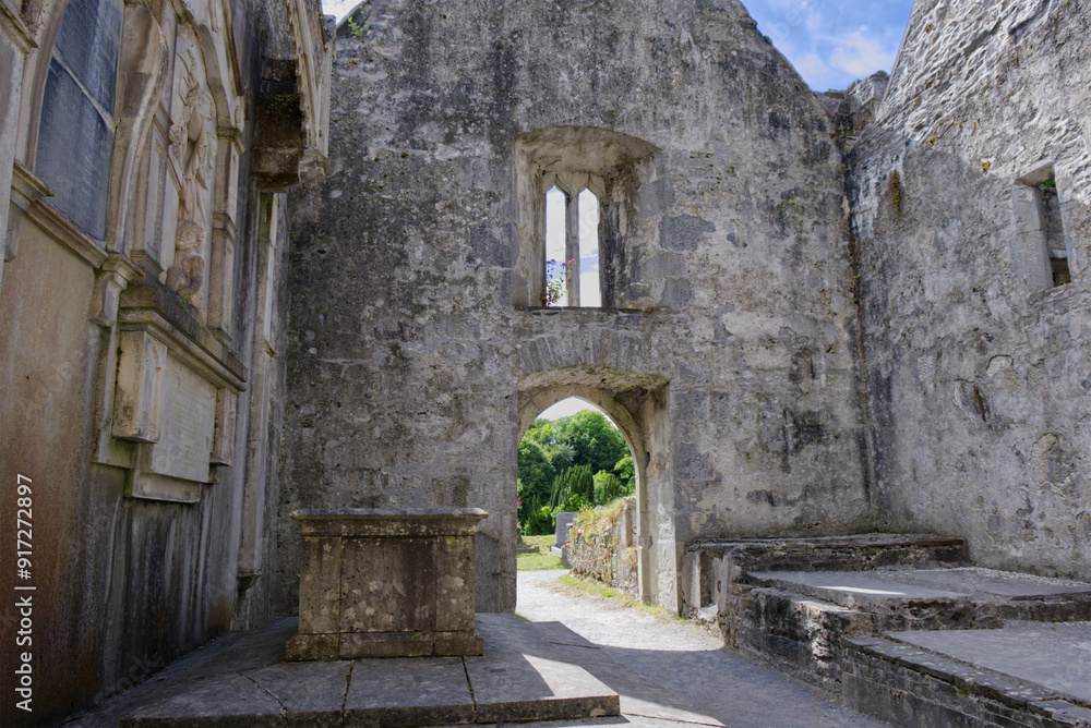 Fototapeta premium Killarney, Ireland - Muckross Abbey