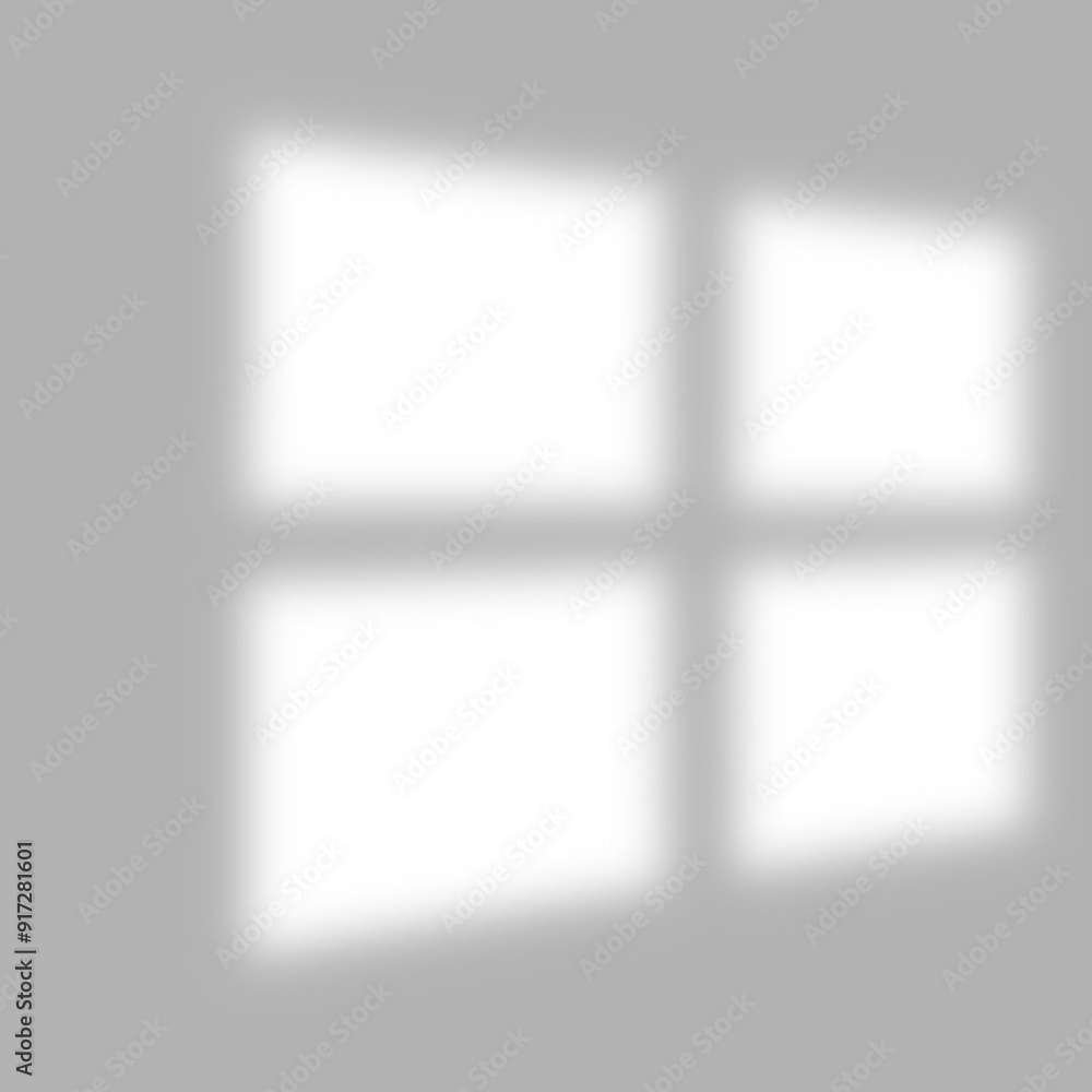 The light from the window shines on the wall, Sunlight drop on window, window shadow light, window silhouette, shadow overlay effects The light from the window shines on the wall, Sunlight drop on window, window shadow light, window silhouette, shadow overlay effects