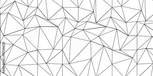 Abstract elegant background black line texture. Abstract black geometric overlapping hexagon pattern abstract futuristic background design. data concept. wallpaper background vector illustration. 