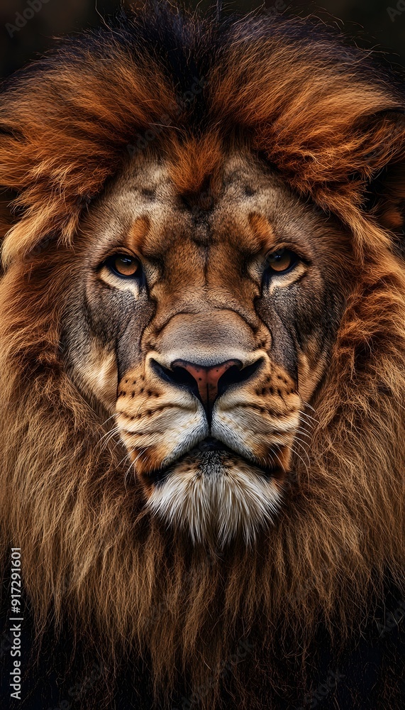 Naklejka premium Lion Portrait