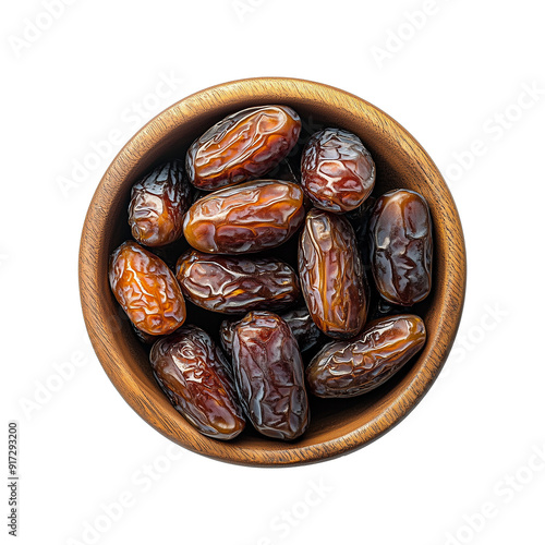 dates in wooden bowl
  photo