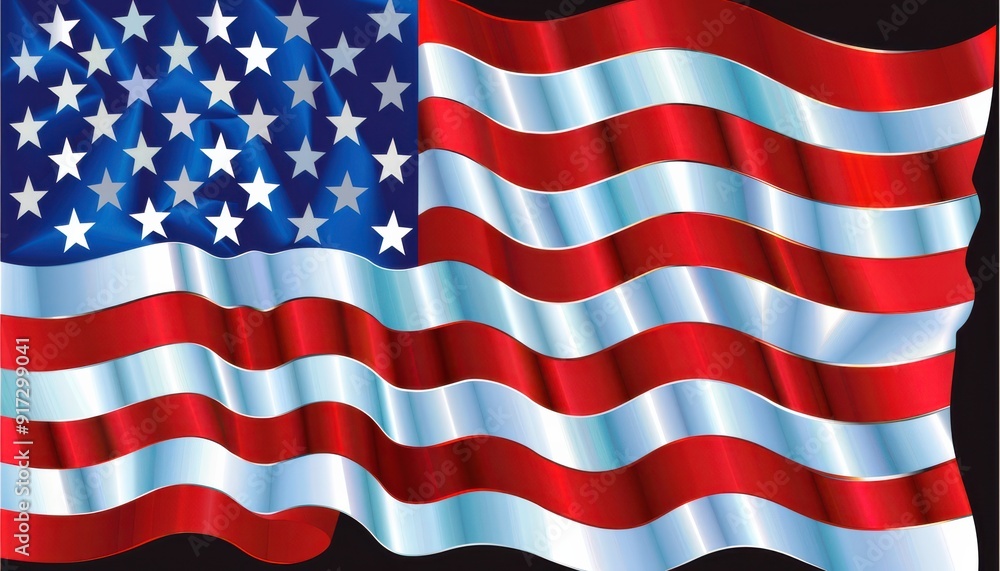 Obraz premium USA Flag Memorial Day