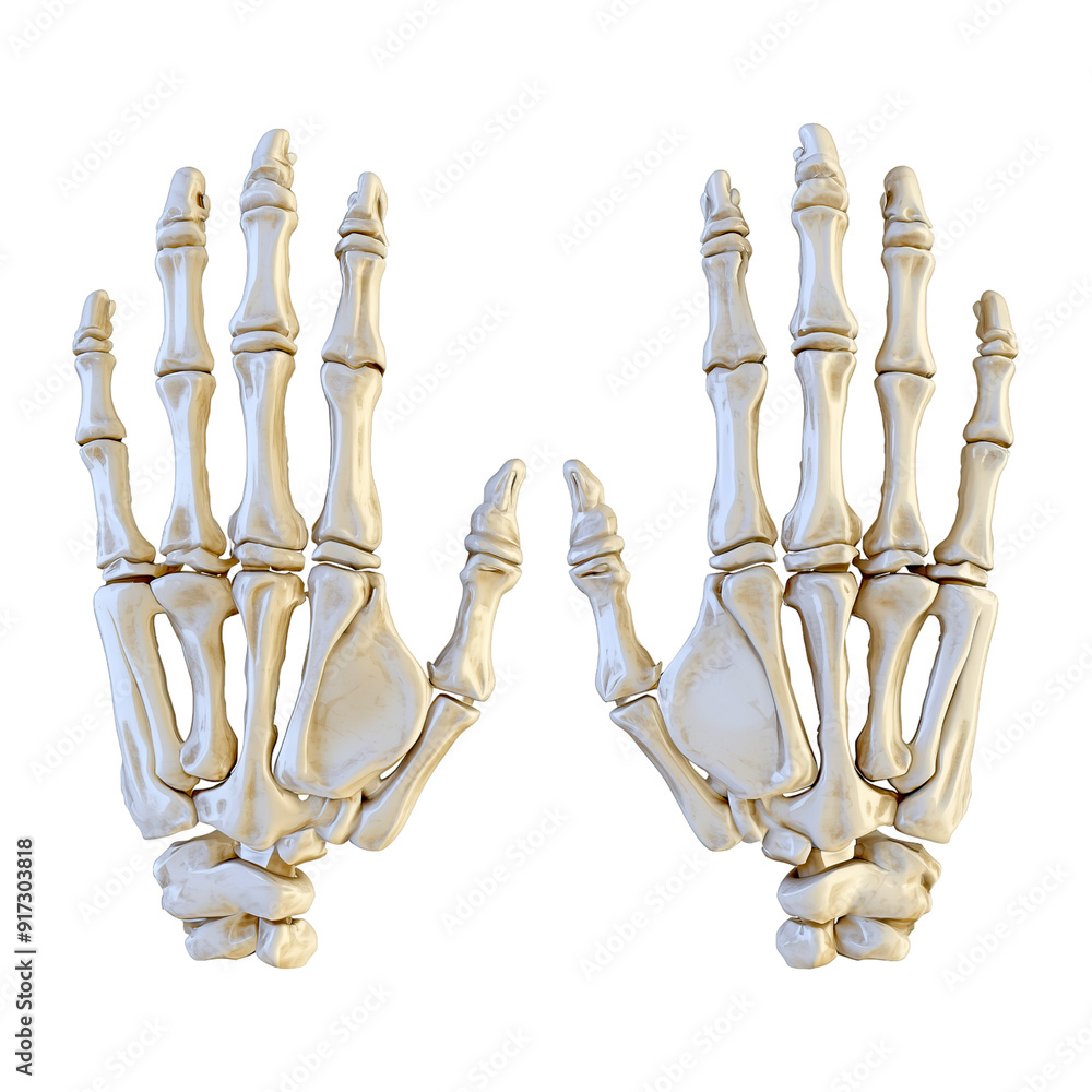 3d Human hand skeleton bones isolated on png transparent background 3d Human hand skeleton bones isolated on png transparent background