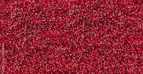 Background with glitter texture. Abstract red glitter background. Banner or header. Christmas or New Year background. Design element greeting card, party invitation. Glimmer moment