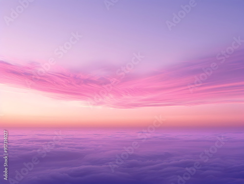 Mystical dawn gradient soft purple and pink