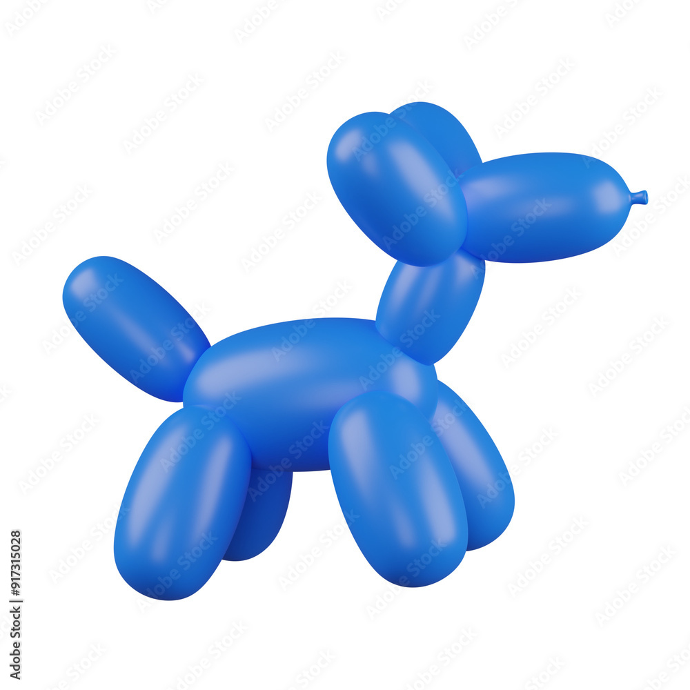 3d render Balloon Dog illustration 3d render Balloon Dog illustration