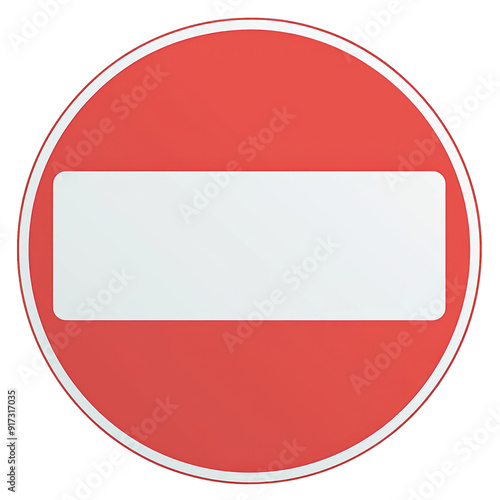 A bold red prohibition sign featuring a blank white rectangle, symbolizing restriction and no entry in a minimalistic design. transparent background Free Download A bold red prohibition sign featuring a blank white rectangle, symbolizing restriction and no entry in a minimalistic design. transparent background - GFXLoad