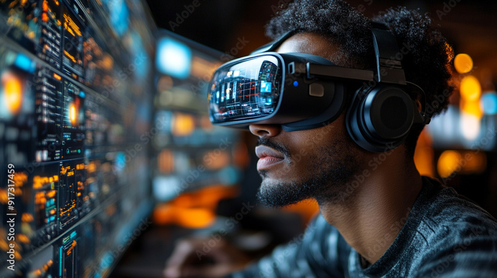 Immersed in Future Technology: Professional Engaged with Advanced Virtual Reality Systems Immersed in Future Technology: Professional Engaged with Advanced Virtual Reality Systems
