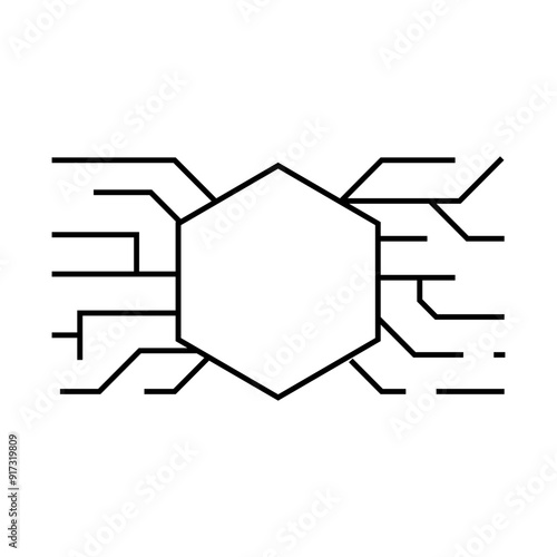 abstract symbolism line icon vector. abstract symbolism sign. isolated contour symbol black illustration