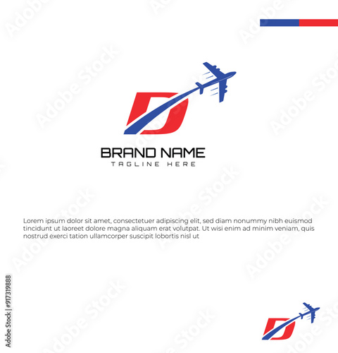 Travels- D Letter Logo
