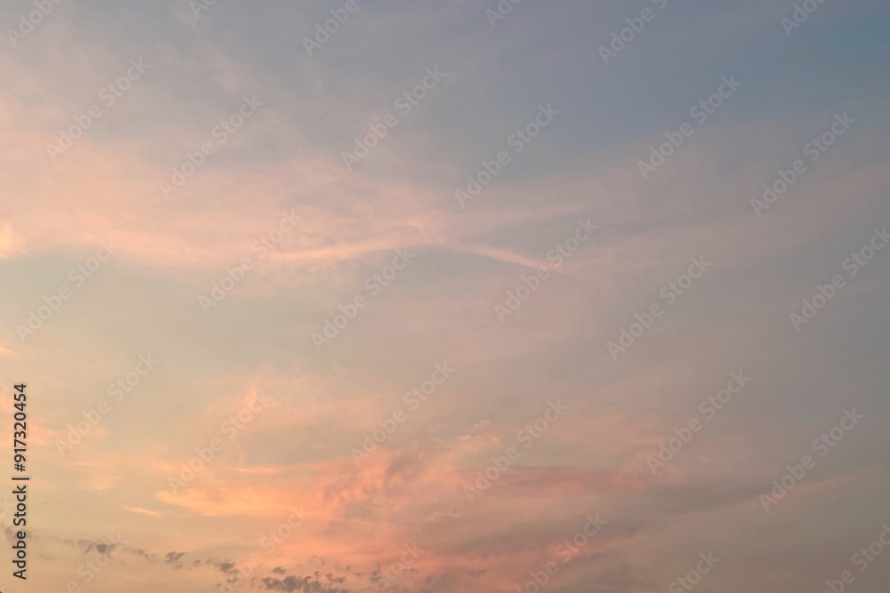 Fototapeta premium sunset in the sky